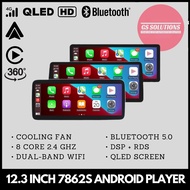 🔥12.3 Inch Android Player🔥7862S Android Player QLED 8-Core 8+256GB 7862S 4G/GPS/Carplay/WiFi/Bluetoo