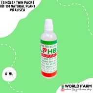 HB-101 Natural Plant Vitaliser / Vitalizer Concentrate, 6ml [Single/ Twin Pack]