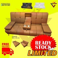 Ready!!! Sofa Bed Kulit Elegan Sofa Tamu Minimalis 2 - 3 Seater 180