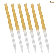 TER 6 Pcs Alkaline  Pipettes Liquid Transfer Pipette Glass Pipettes Dropper