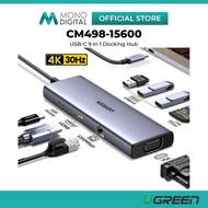 UGREEN CM498 USB-C 9 In 1 Docking Multifunctional Hub UG-CM498-15600 /UG-CM498-15375 /UG-CM498-15852