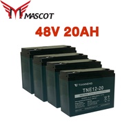 Mascotแบตเตอรี่สำหรับจักรยานไฟฟ้า12v12AH แบตจักรยาน 48v แบตรถไฟฟ้า6-DZF-12.2  เปลี่ยนง่าย