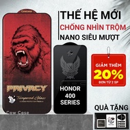 Toughened Honor 400, 400 PRO, 400 LITE Cowcase full screen anti-peeping | Screen protector