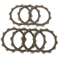 Motorcycle Clutch Friction Disc Plate Kit For Suzuki RGV250 M/N/P/R/S GSX400 ET/EX/EZ TX/LX GS450 ET