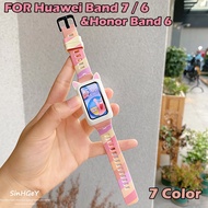 Huawei Band 7 / 6 Strap Honor Band 6 Strap Silicone Cute Cartoon Replacement Wristband