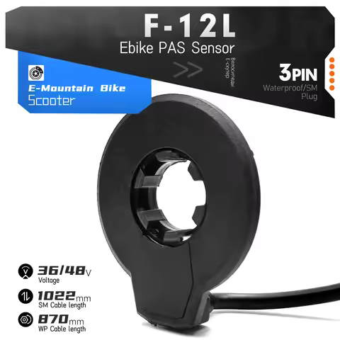 Ebike PAS Sensor F-12L 12 Signals Pedal Left Side 24V36V48V Electric Bicycle Conversion Kit Parts To
