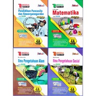 Jual cepat.  Paket LKS 4 Mapel (IPA, IPS,PPKN, Matematika ) Kurikulum 13 K13 Baru Kelas 4 semester 1