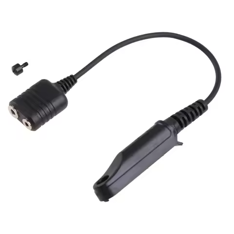 Adapter Cable Baofeng UV-9R Plus UV-XR Waterproof to 2 Pin Suitable for UV-5R UV-82 UV-S9 Walkie Tal