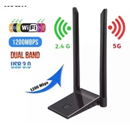 USB 3.0 WiFi Adapter AC1200 Dual Band 2.4GHz 5GHz 6dB Gain LAN Wireless Network Card Wi-Fi Antenna S