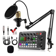 BM800+F998 Live Set Live Microphone Microphone Condenser Microphone Game Anchor Live Set EGWJ