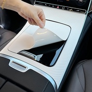 Car Center Console Gear Shift Panel Protector Cover Trim Silicone Sticker Fit for Mercedes Benz EQE 