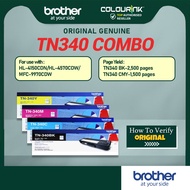 💢CLEAR STOCK 💢Brother Original Genuine TN-340 Yellow Toner Use For HL-4150CDN / HL-4570CDW / MFC9970