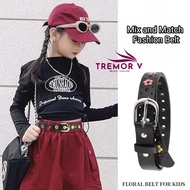 Shopaz Fashion Candy Color Kids Belt 110cm for Girls & Teenagers Fit up to 30 inches