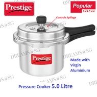Prestige Popular Svachh 5Ltr Aluminium Spillage Control Pressure Cooker