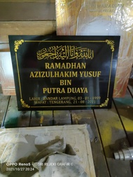 batu nisan granit alam /Nero hitam