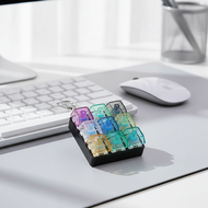 Toy Keyboard✨】9,,,  Papan Kekunci Mainan✨】9 papan kekunci dengan lampu, butang, boleh klik, rantai k