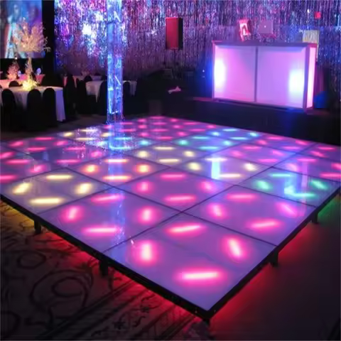 Topfinger Custom Induction 3D Led Dance Floor Magnetic Abyss Floor Tile Light Ktv Stage Theater Even