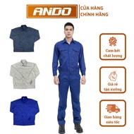 [AD08-GET LOGO PRINTING] Work protective clothing model AD08, khaki fabric 2.1, printing uniforms fo
