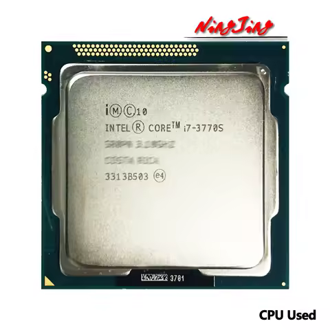 Used Intel Core i7-3770S i7 3770S i7 3770 S 3.1 GHz 65W LGA 1155
