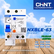 Rccb Elcb Rcbo Chint Nxble-63 Nxble63 1P+N 6A 10A 16A 20A 25A 32A