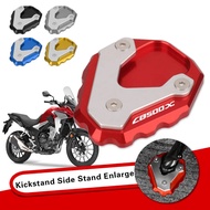 Motorcycle Kickstand Foot Side Stand Extension Pad Support Plate Enlarge Stand For HONDA CB500X CB 5