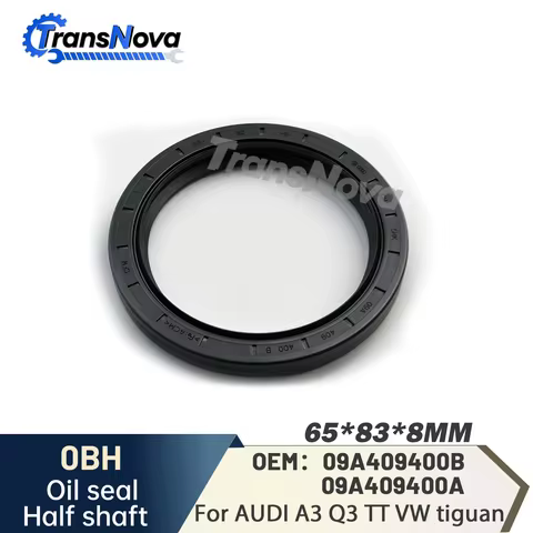 TransNova 09A409400B 09A409400A 0BH DQ500 DSG Transmission Oil Seal Half Shaft for AUDI A3 Q3 TT VW 