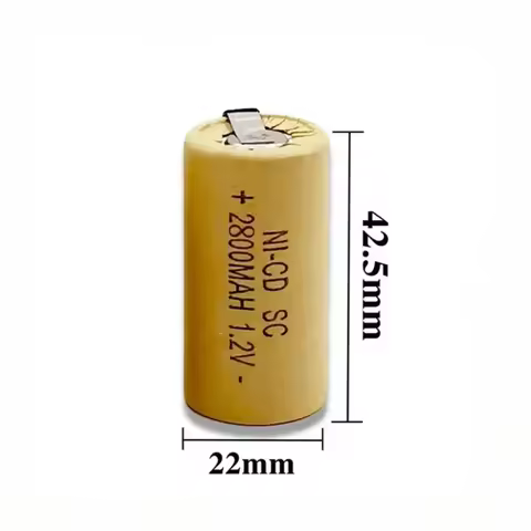 2800mAh Ni-Cd Rechargeable Battery for Makita Bosch Hitachi and DeWalt Power Tools, Screwdriver Batt