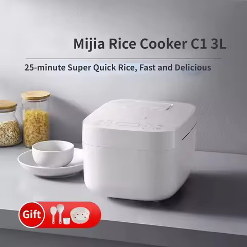 2024 Mijia Electric Rice Cooker C1 3L 650W Multicooker Mini Automatic Rice Cooker Kitchen Electric F