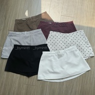 Y2K SKIRT | Y2k style 2-layer low-waist khaki skirt | Bymintt