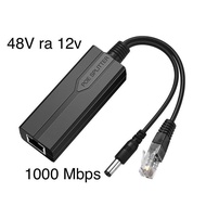 48V to 12V POE converter (XSD-PD02S-G) high speed 1000mbps