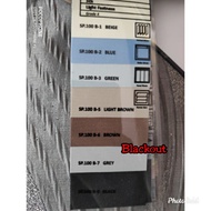 Vertical blind sharpoint blackout and semi blackout