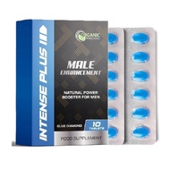 Ultra Blue Intense Plus Powerful Ingredients Maca, Korean Ginseng Supplement Pills for Men Enhancing