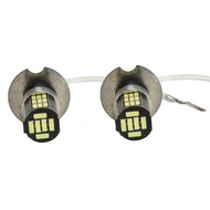 2PCS Led Bulb Car H3 4014 42SMD 42LED high brightness car LED fog light running light H3 motorcycle 