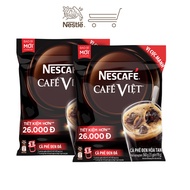 Combo 2 Túi Cà phê hòa tan NESCAFÉ Café Việt Cà phê đen đá (Túi 35 gói x 16g)