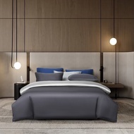 ( Quilt Cover Set ) Canopy Lyocell Full Bed Set (Fitted bedsheet, Duvet Cover, Pillow Case, Bolster 