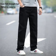 Oxen Men's Jeans Black 929 Straight Cut Denim L/Pant