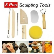 8pcs Sculpting Tools / Pottery Tools / Pottery DIY Tool Clay Molding Ceramics Molding Tools Artwork 