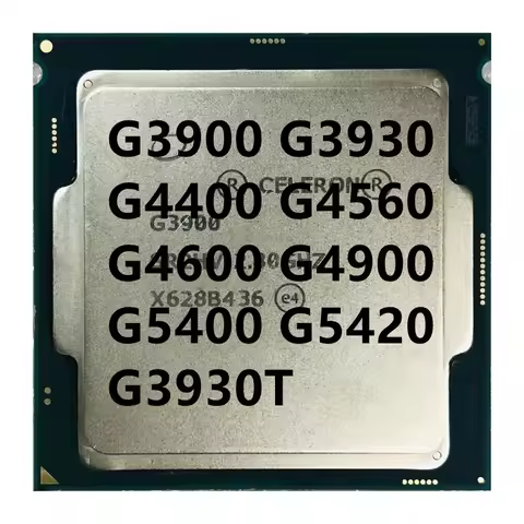 G3900 G3930 G4400 G4560 G4600 G4900 G5400 G5420 G3930T Dual Core CPU Processor LGA 1151
