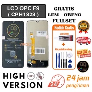 Lcd OPPO F9 (CPH1823) full set free GLUE + SCREWDRIVER / LCD TOUCHSCREEN OPPO F9 (CPH1823) ORIGINAL 