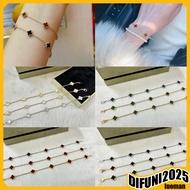 Mini five white shell 9mm ladies bracelet