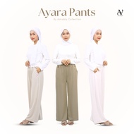 Amiably Ayara Pants Straight Cut Design Ironless