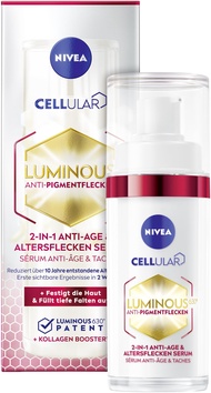 NIVEA Anti-Aging Serum gegen Pigmentflecken, Gesichtspflege mit Kollagen Booster und Hyaluronsäure f