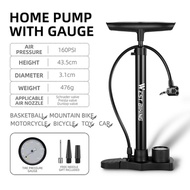 West Biking Bike Pump Motorcycle Air Pump 160PSI Meter YP0711142