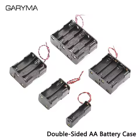 AA Battery Holder Double Side Spring Plastic Case 2~10 Slots Battery Box Back-To-Back 3V/6V/9V/12V/1