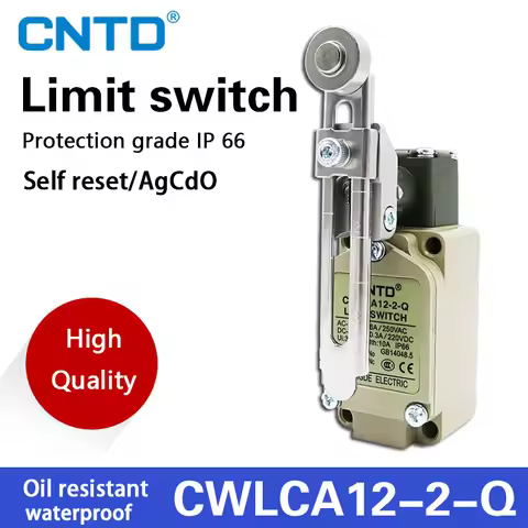 CNTD Travel Limit Switch TZ-5108 CWLCA12-2-Q 1NO+1NC 10A250V IP66 Waterproof, Dustproof Reset Moment