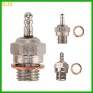 BUB Universal Glow-Plug N3-N4 Spark Engine Part For HSP RC Car Part Suits For 5%-40% Methanol-Fuel