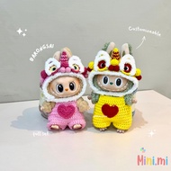 Barongsai PUMPKIN CLOTHES | Costume POP MART Crochet Knitting Handmade