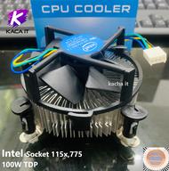 พัดลม CPU Intel 775 1151 1150 1155 1156 1200 I3 I5 I7 สินค้าใหม่ รุ่นฐานทองแดง
