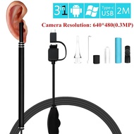LED Digital USB Otoscope Ear Scope Inspection Camera Earwax Cleansing Android/PC