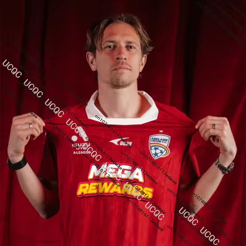 Australia 2025/2026 New Super Football Jersey Adelaide 3D Printed Quick-dry Soccer Jerseys T-Shirts 